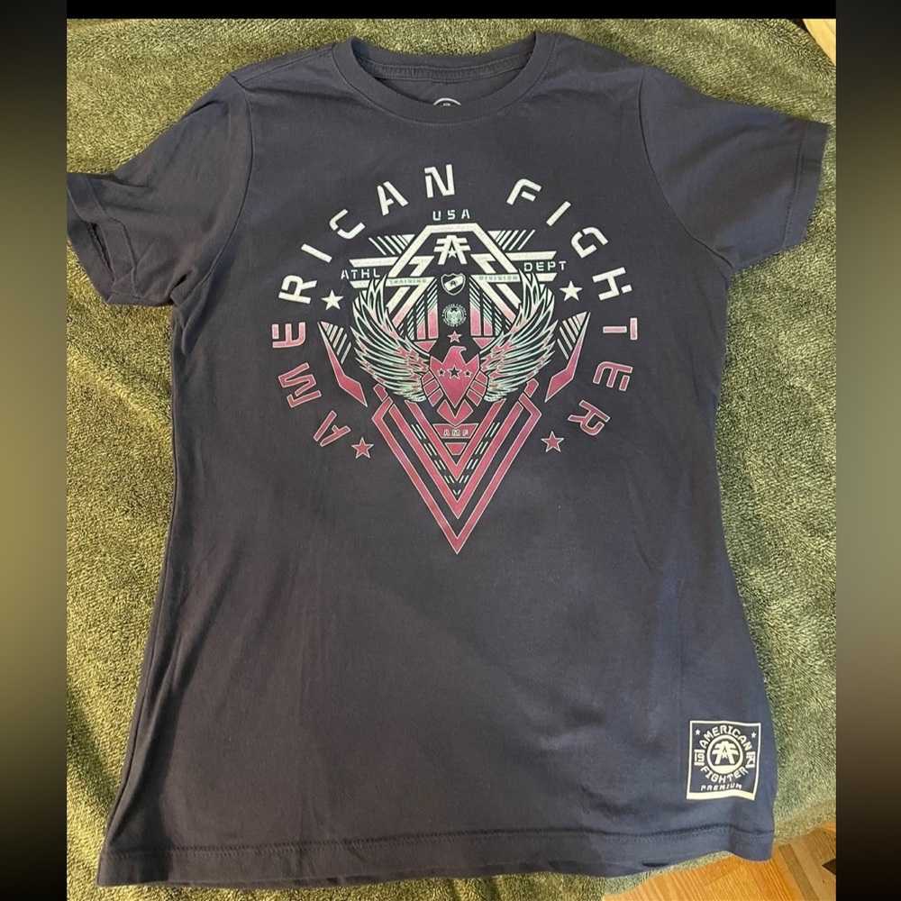 American Fighter Navy Graphic Crew Neck T-Shirt